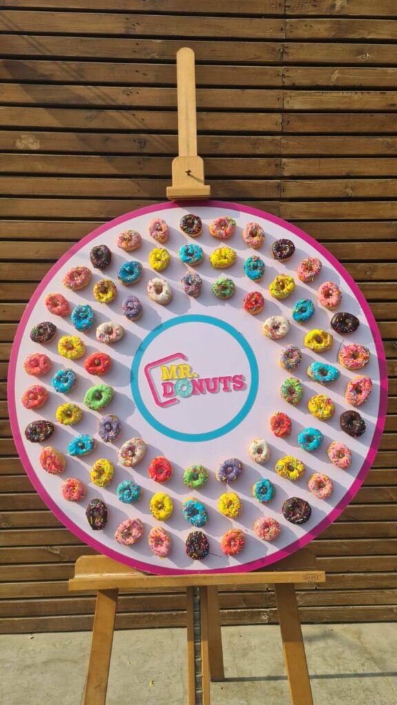 קיר דונאטס להשכרה